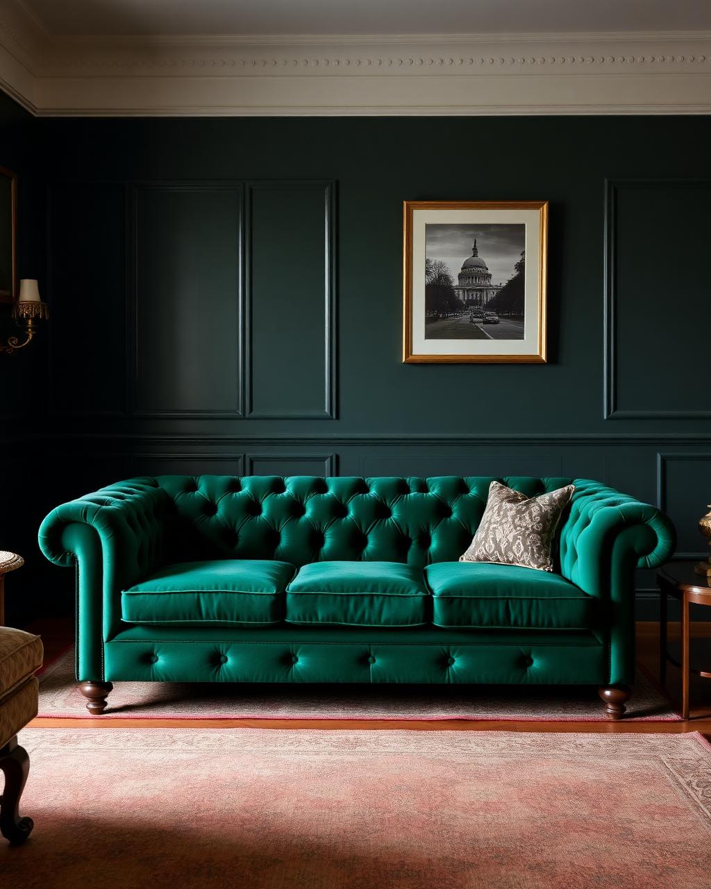 Velvet Chesterfield