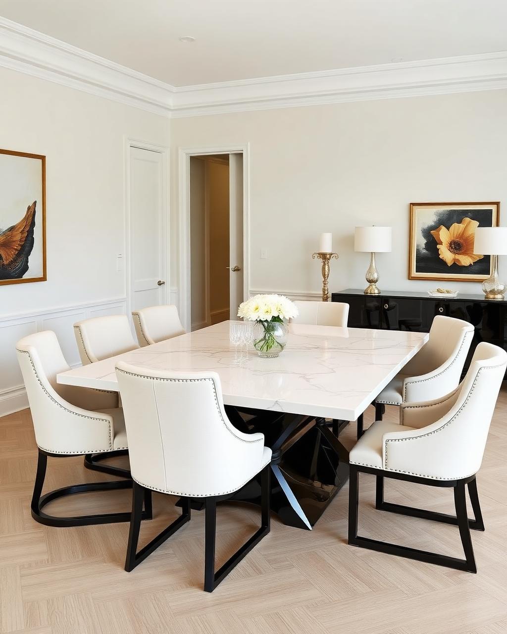 Marble Top Eight-Seater